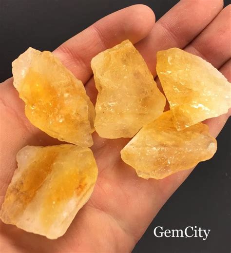 Raw Citrine Crystal Natural Citrine Citrine Raw Citrine Etsy Raw