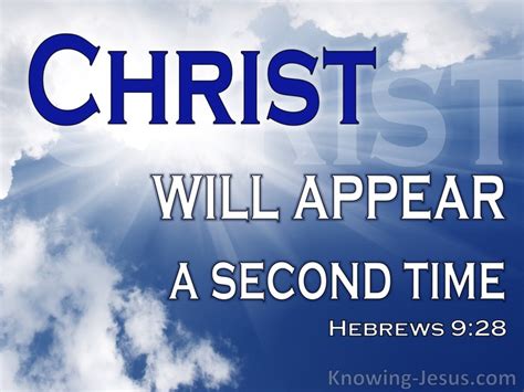 Verse Of The Day Hebrews 928 Kjv Highland Park Baptist Church
