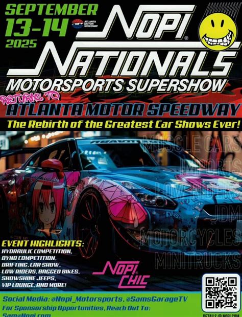 Nopi Nationals Motorsports Supershow At Atlanta Motor Speedway 2025 Nopi
