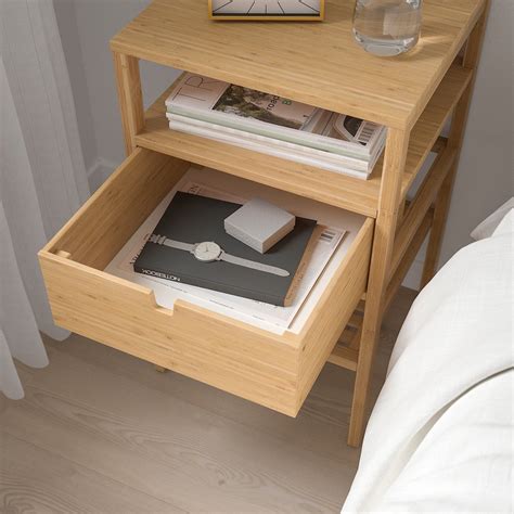 Nordkisa Nightstand Bamboo 1534x1534 Ikea Us