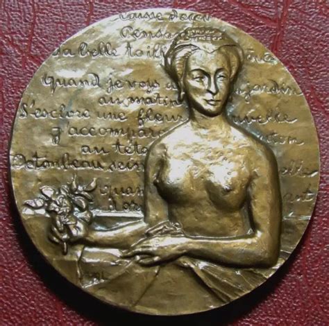 ART DECO CHÂTEAU d Azay le Rideau Naked lady seated Rare medal by Annet Landry 68 92 PicClick UK