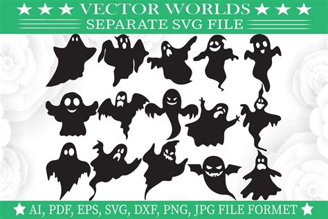 Ghost Svg Halloween Spooky Svg Graphic Objects ~ Creative Market