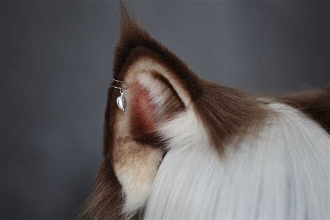 Realistic Cat Ears and Tail Setdark Brown Cat Ears and - Etsy UK