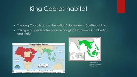 King Cobra Habitat Map
