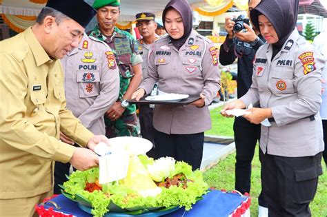 Upacara Peringatan HUT Satpam Ke 42 Di Polres Inhu Khidmat