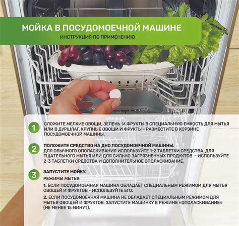 Таблетки для мытья фруктов и овощей «Фруктомой», 40 шт. — Clean&Fresh