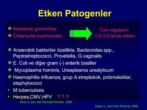 Pelvik Nflamatuar Hastal K Jinekolojivegebelik