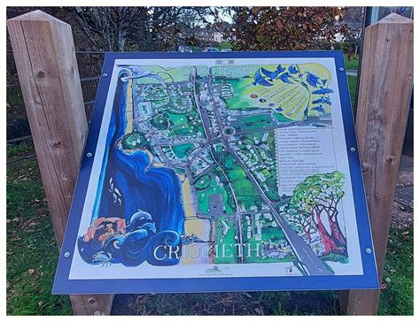 map  criccieth map  criccieth located   high stre flickr