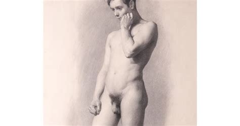 Vintage Muscle Men British Beef Day Part Academic Nude Art