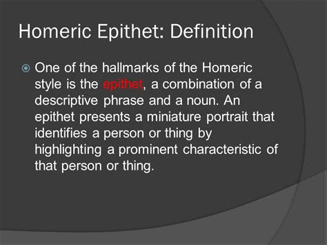 Epithet - 26+ Examples, Format, Pdf