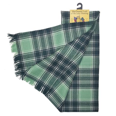 Irish County Tartan Scarf - 8oz Spring Weight Premium Wool