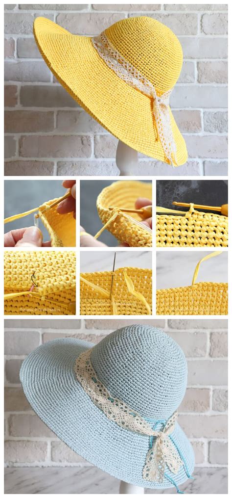 Crochet Raffia Hat Tutorial At Pamela Beeler Blog