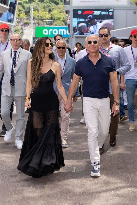 LAUREN SANCHEZ and Jeff Bezos at F1 Grand Prix of Monaco in Monte-carlo