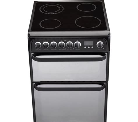 Hotpoint Ultima Due61bc Electric Ceramic Cooker Black Fast Delivery Currysie