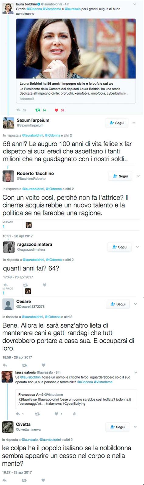 Offese Sul Web A Laura Boldrini Un Fenomeno Che Riguarda Tutti