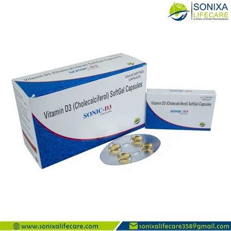 Pharma Softgel Capsules Cholecalciferol 60 000 I U Soft Gel