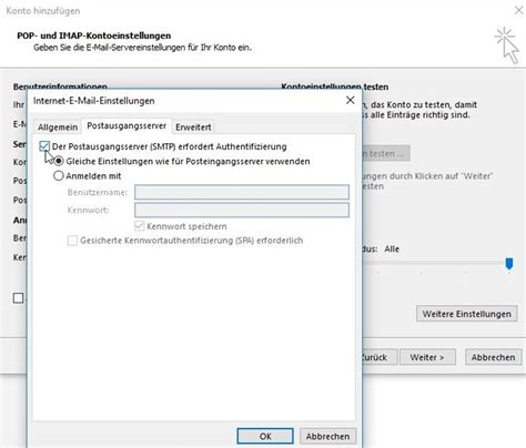 Neues Imap E Mail Konto In Microsoft Outlook 2016 Anlegen