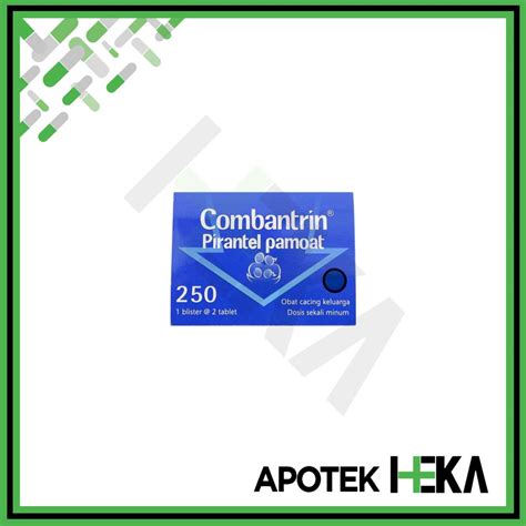 Jual Combantrin Tablet 250 Mg Obat Cacing Strip Isi 2 Tablet Bandung