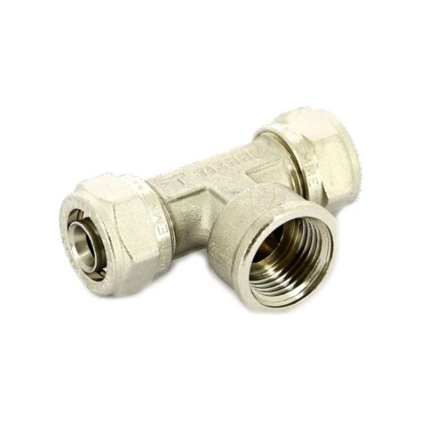 Обжимной тройник Tiemme В, 16x1/2"х16 1600018 - выгодная цена, отзывы ...