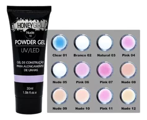 Polygel Honey Girl Powder Gel Led Uv Alongamento Unhas Ml Cor Nude Mercadolivre