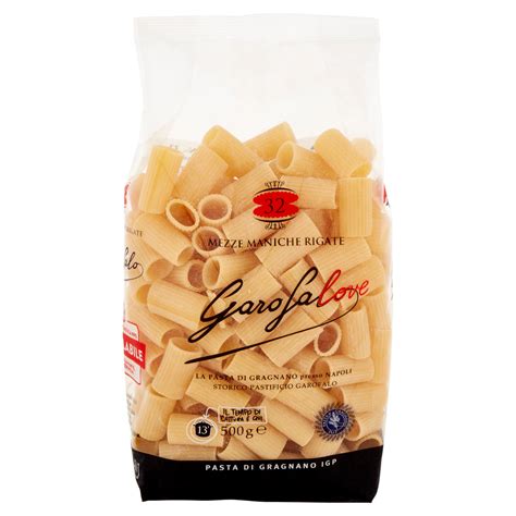 Garofalo Mezze Maniche Rigate 32 Pasta Di Gragnano IGP 500 G Carrefour