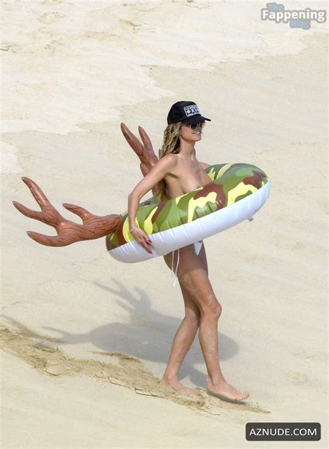 Heidi Klum Flaunts Her Nude Beach Bod In St Barts AZNude