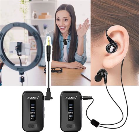 2.4G Wireless In Ear Monitor System for Stage Monitoring Stereo ...