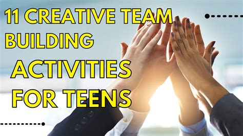 11 Creative Team Building Activities For Teens YouTube