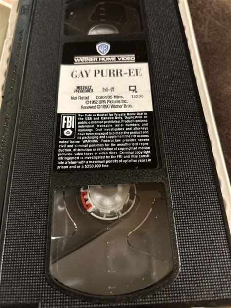 Vintage Gay Purr Ee Vhs Video Judy Garland Actor Animated Film Cats Picclick Ca