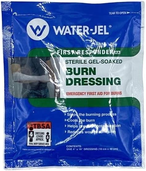 Amazon Waterjel Burn Dressing 4 X 16 Sterile Gel Soaked 1 Packet