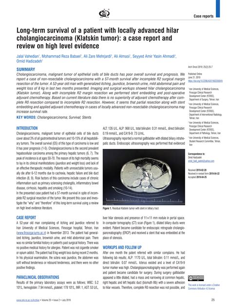 Pdf Long Term Survival Of A Patient With Locally Advanced Hilar