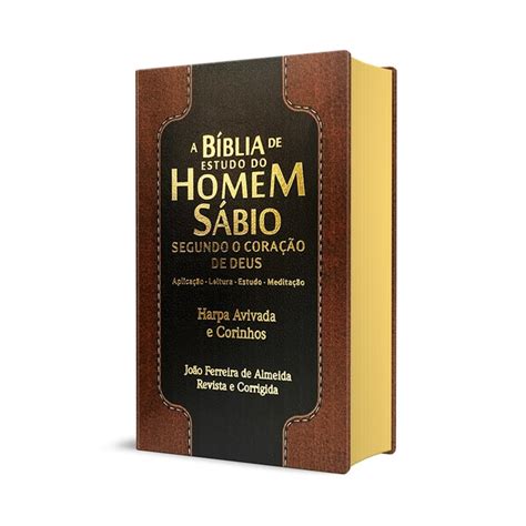 Bíblia De Estudo Do Homem - Bíblia de Estudo do Homem Sábio - Tenda Gospel Livraria Cristã