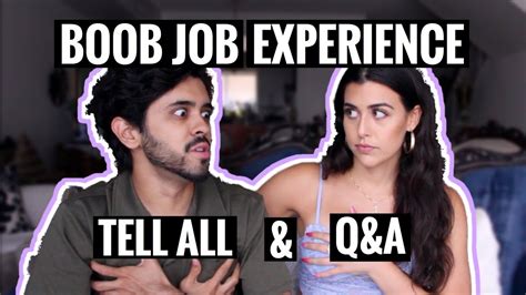 Boob Job Q A I Tell You What Others Won T Youtube