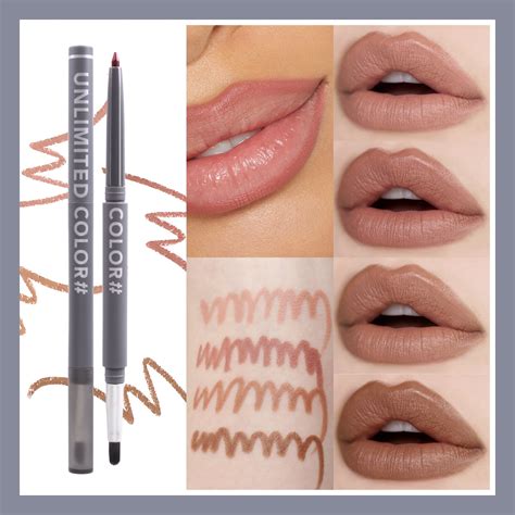 Nuoweitong Lip Liner Colors Matte Nude Lip Liner Set Ended Lip Liner