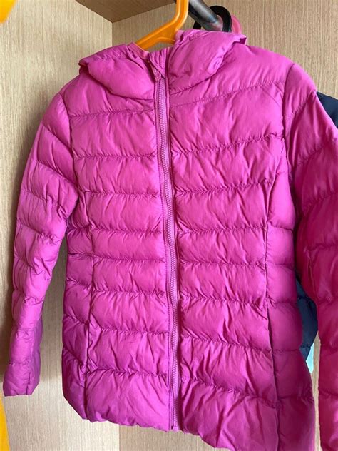 Pink Uniqlo Down Jacket For Girls Babies And Kids Babies And Kids Fashion