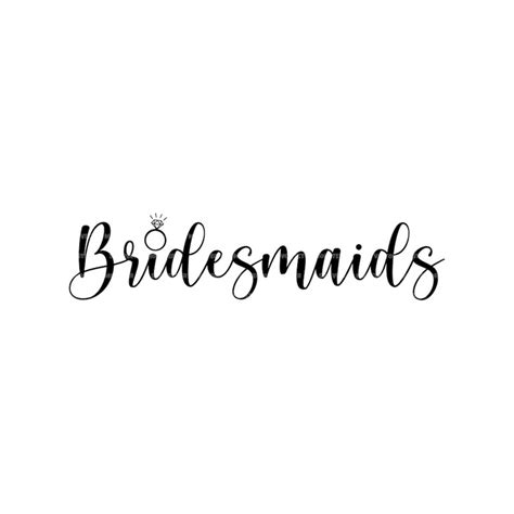 Bridesmaids Svg Team Bride Svg Bride Squad Svg Vector Cut Inspire