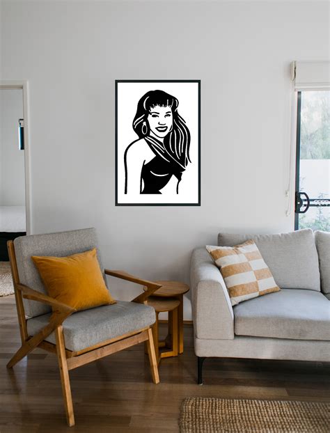 Archivo Stl Selena Quintanilla Arte Mural・plan Para Descargar Y