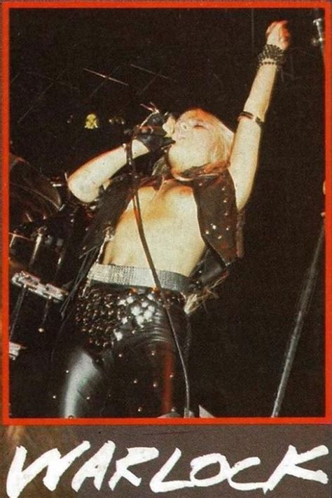 HERO STUFF 80s Warlock Doro Pesch Poster Dziewczyny