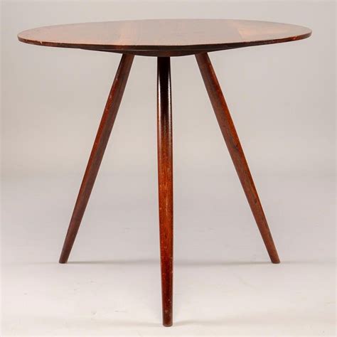 George Nakashima Splayed Leg Round Side Table Round Side Table Side