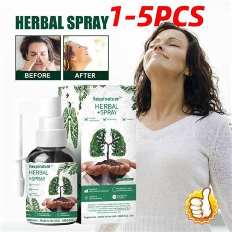 X Respi Nature Respinature Herbal Lung Cleanse Mist Powerful Lung