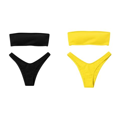 Kcodviy Pcs Control Piece Bikini High Women Skirt Suit Size Women S Swimwear Swimsuit Two