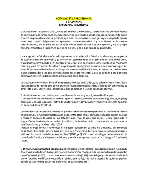 Actividad Etica Profesional N Pdf