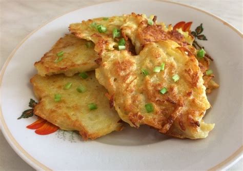 Деруны картофельные - рецепт приготовления