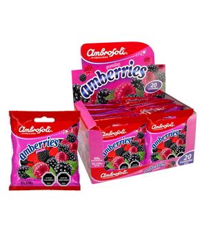 Amberries Gomitas Ambrosoli 25 Grs 20 Unid DISTRIBUIDORA ONLINE