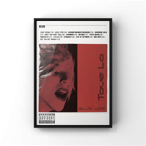 Tove Lo Blue Lips Album Printable Poster Disco Tits Poster Etsy Australia