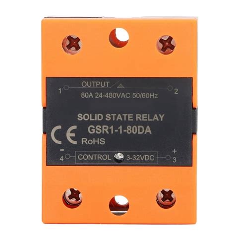 Solid State Relay Ssr Input Dc 332v To Output Ac 24480v For Home