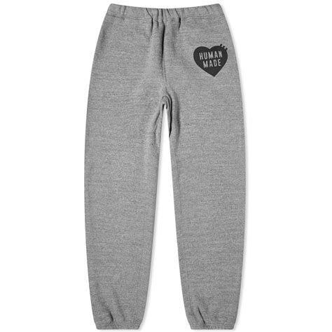 Human Made Heart Sweat Pants Grey End Kr