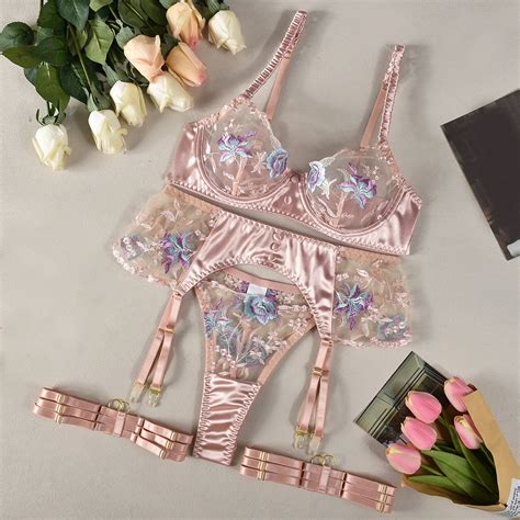 Oem Odm Ensemble Lingerie Femme Comfortable Sexy Lingerie Sexy Women Lingerie Embroidery