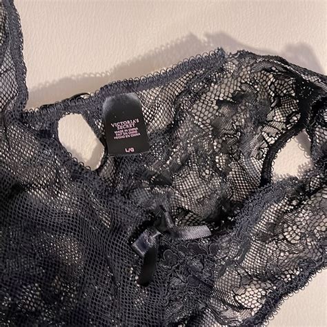 Victorias Secret Black Lace Teddy Lingerie Gem