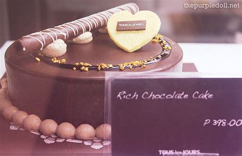 Rich Chocolate By Tous Les Jours Strawberry Birthday Cake Cake